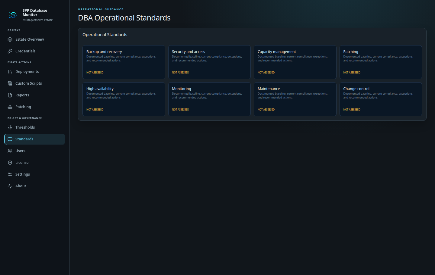 DBA Operational Standards library